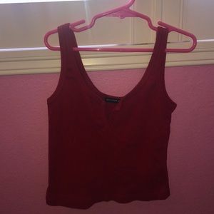 red brandy melville tank top